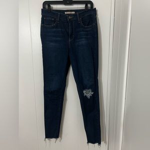 Levi's Women's High Rise Jeans - Dark Blue